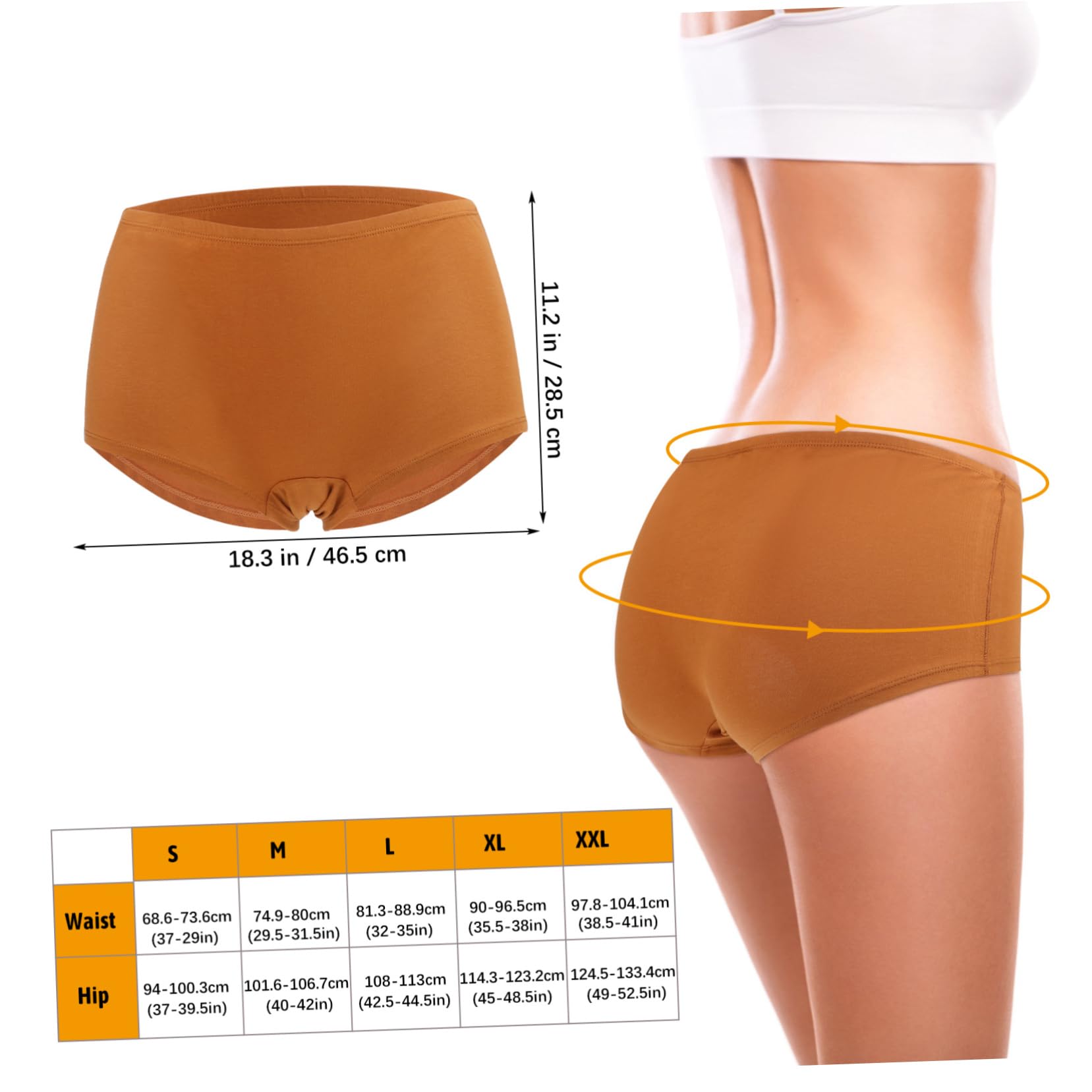 5 Piezas Braguitas de Mujer Algodón Cobertura Completa Calzoncillos Talla Xxl Mujer Algodón Usar Diario