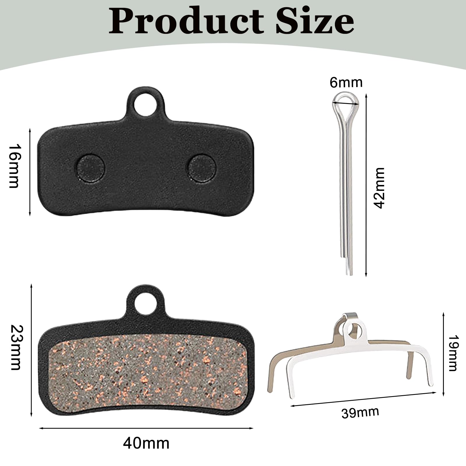 6 coppie Pastiglie Freno a Disco per Bicicletta Pastiglie Freni Bici e MTB ad Alte Prestazioni per D03S D02S Saint BR-M810 Deore XT BR-M8020 ZEE BR-M640 Tektro HD M725 750 TRP G-Spec Quadiem ecc
