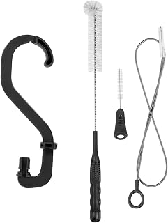 Water Bladder Cleaning Kit, Includes Tube Brushes, Small Bite Valve Brush, Big Brush, Hanger Works with All Hydration Bladders