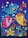 Sequin Art Red Baby Sharks, Sparkling Arts and Crafts Kit; Creative Crafts for Adults and Kids