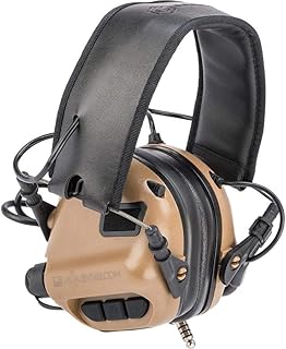Evike Earmor M32 Electronic Sound Amplifying Hearing Protector (Color: Coyote Brown) - Evike