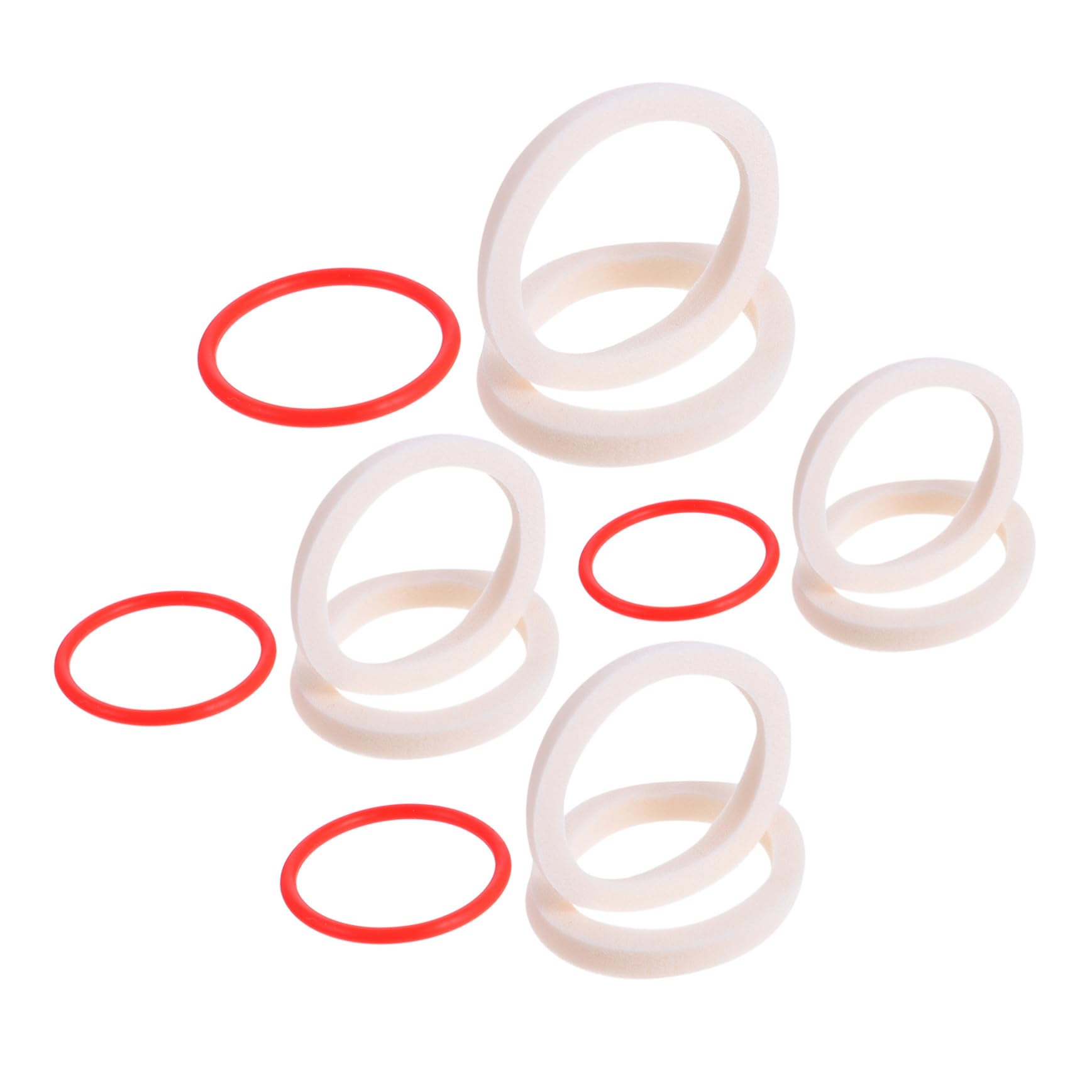 Mikikit Bike Maintenance 8 Oil Seal Sponge Rings Fork Sponge for Bike Accessories