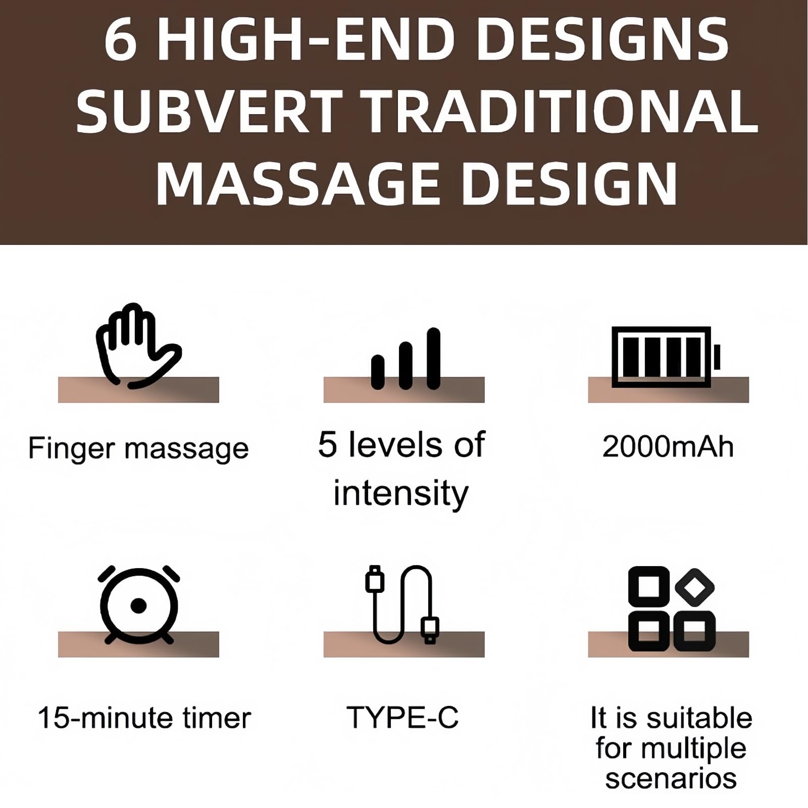 Wärme-Handmassagegerät,3 in 1 Handmassagegerät– mehr Leichtigkeit für müde Hände,CalmHand | Keine steifen Finger, kein Kribbeln, kein nagendes Schmerzgefühl mehr. (B)