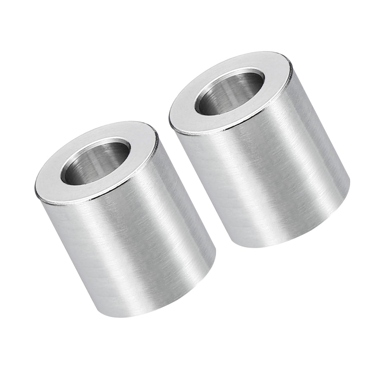 Unifizz M8 Stainless Steel Spacers, 2Pcs Round Metal Spacer Tubes 8.2mm ID x 16mm OD x 20mm Length Unthreaded Stainless Steel Standoff for M8 Screw Bolt Assemblies — image 1