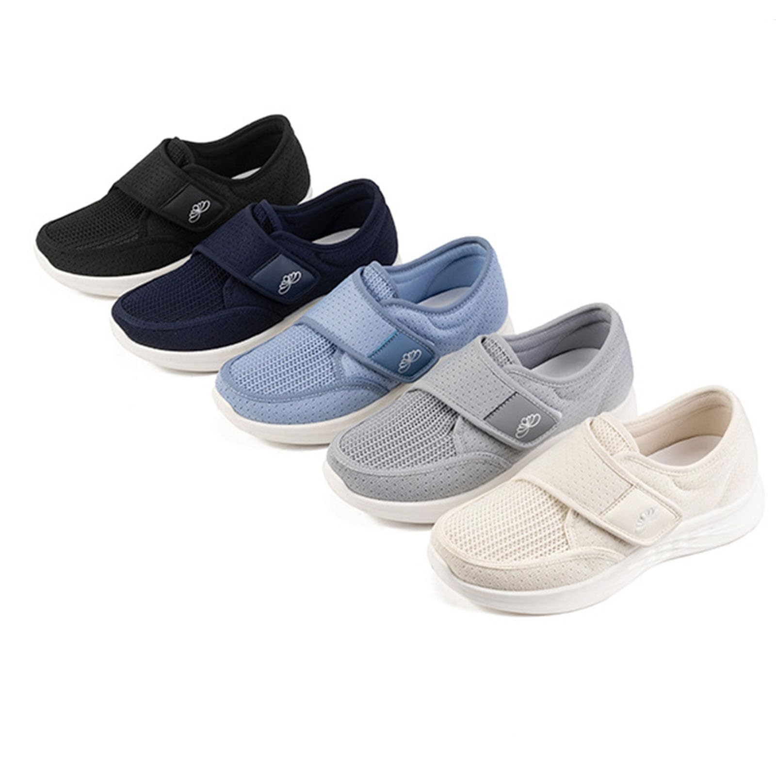 Comercio Exterior Nuevos Zapatos de Mujer Transpirables de Malla Tejida con Vuelo, Zapatillas de Deporte de Cabeza Redonda, Parte Superior Baja, Suela Suave y Transpirable