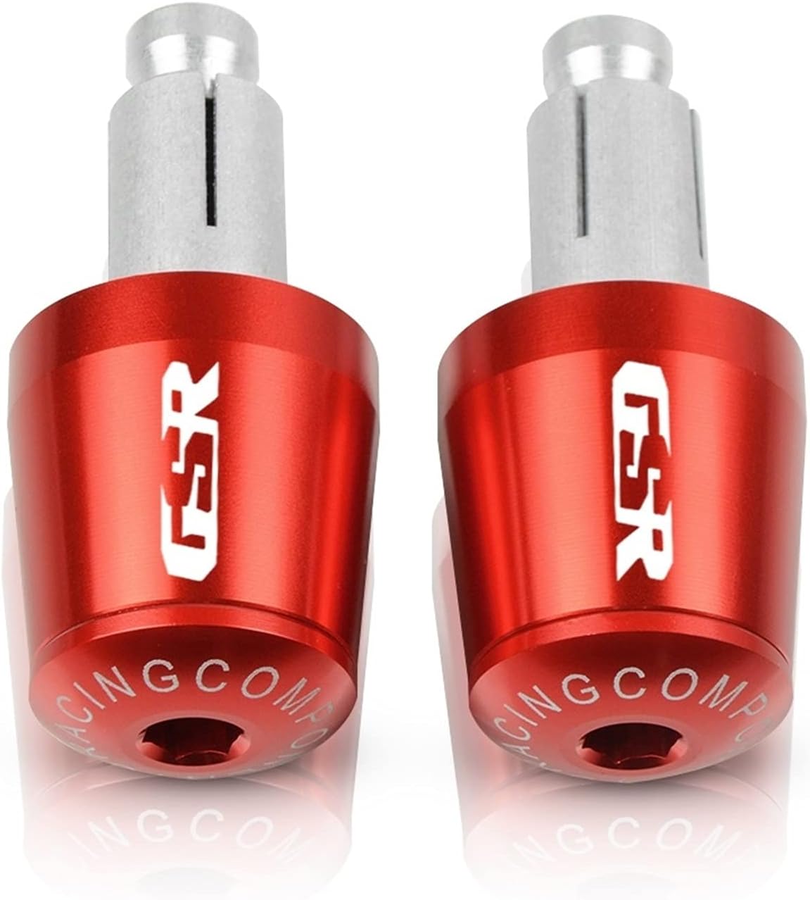 XJSM Plug Motorcycle 7/8" 22mm Handlebar Grips End Handle Bar Cap End Plug for Suzuki GSR600 GSR750 GSR400 GSR250/S/F GSR 600 750 400 250 (Color : 15)