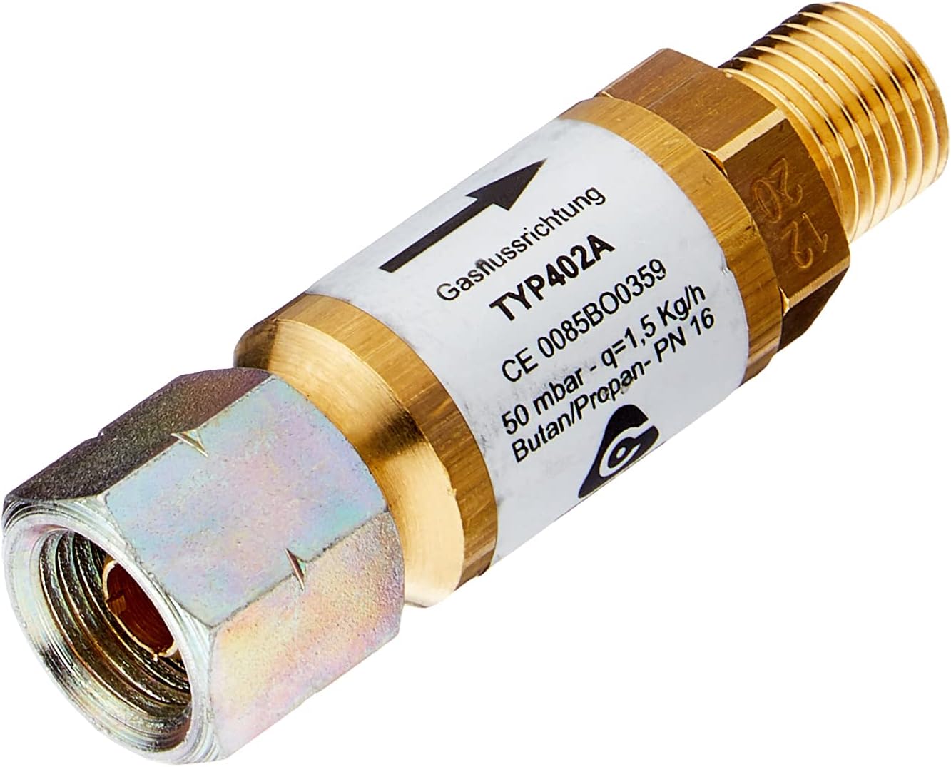 Enders® Hose break protection 1515, connection G 1/4 inch LH
