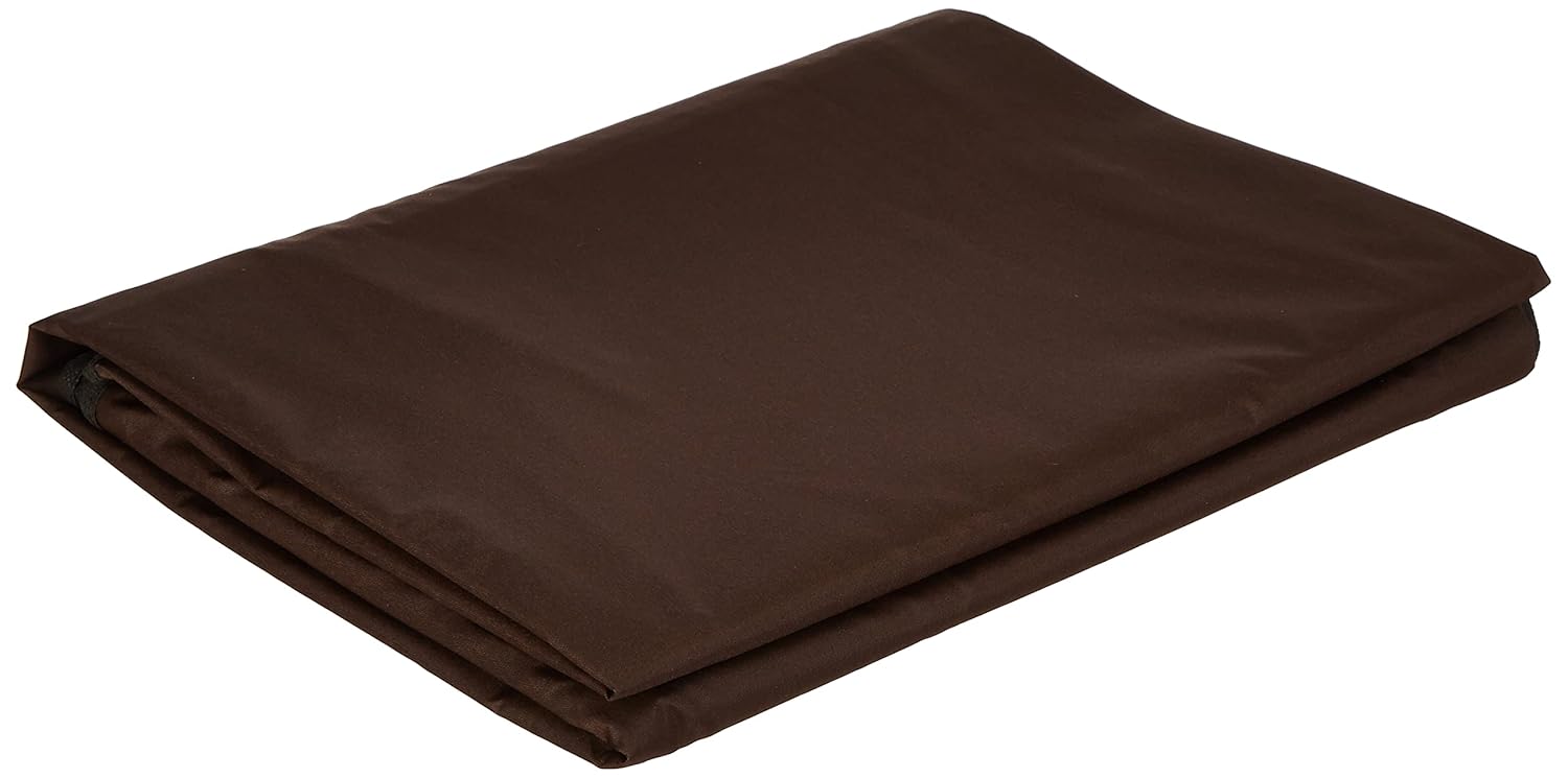 Vinyl Washing Machine Cover for Whirlpool 7.5 Kg Fully-automatic Top Loading, 360° Bloomwash Pro Heater 7.5, Floral Print (Coffee)