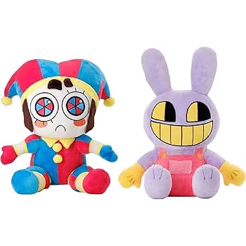 Ycxydr The Amazing Digital Circus Plush Toy, 2 Pieces, Pomni