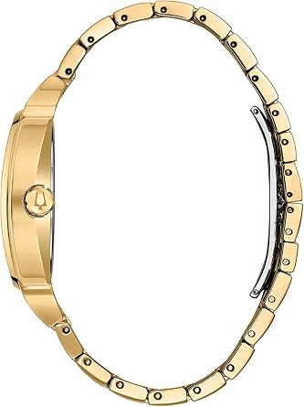 Bulova Men's Crystal Phantom 3-Hand Date Quartz Cushion Shaped Case Watch, Pave Crystal Dial, 40mm