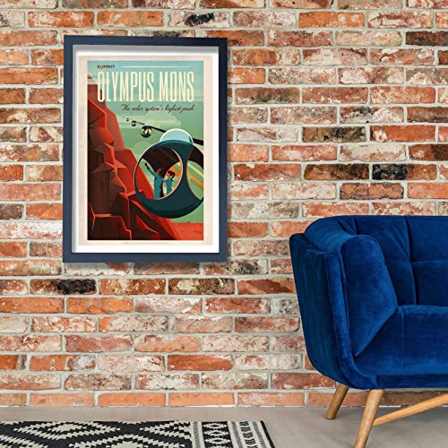 Impression encadrée SpaceX Mars Olympus Mons Spiffing Prints Premium - 3