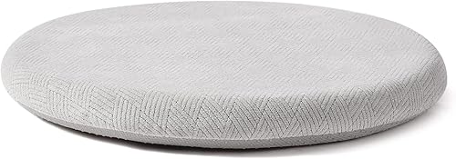 Cojines de taburete de bar de 15 pulgadas, cojín redondo de espuma viscoelástica, cojines de taburete circulares antideslizantes, cojín de silla