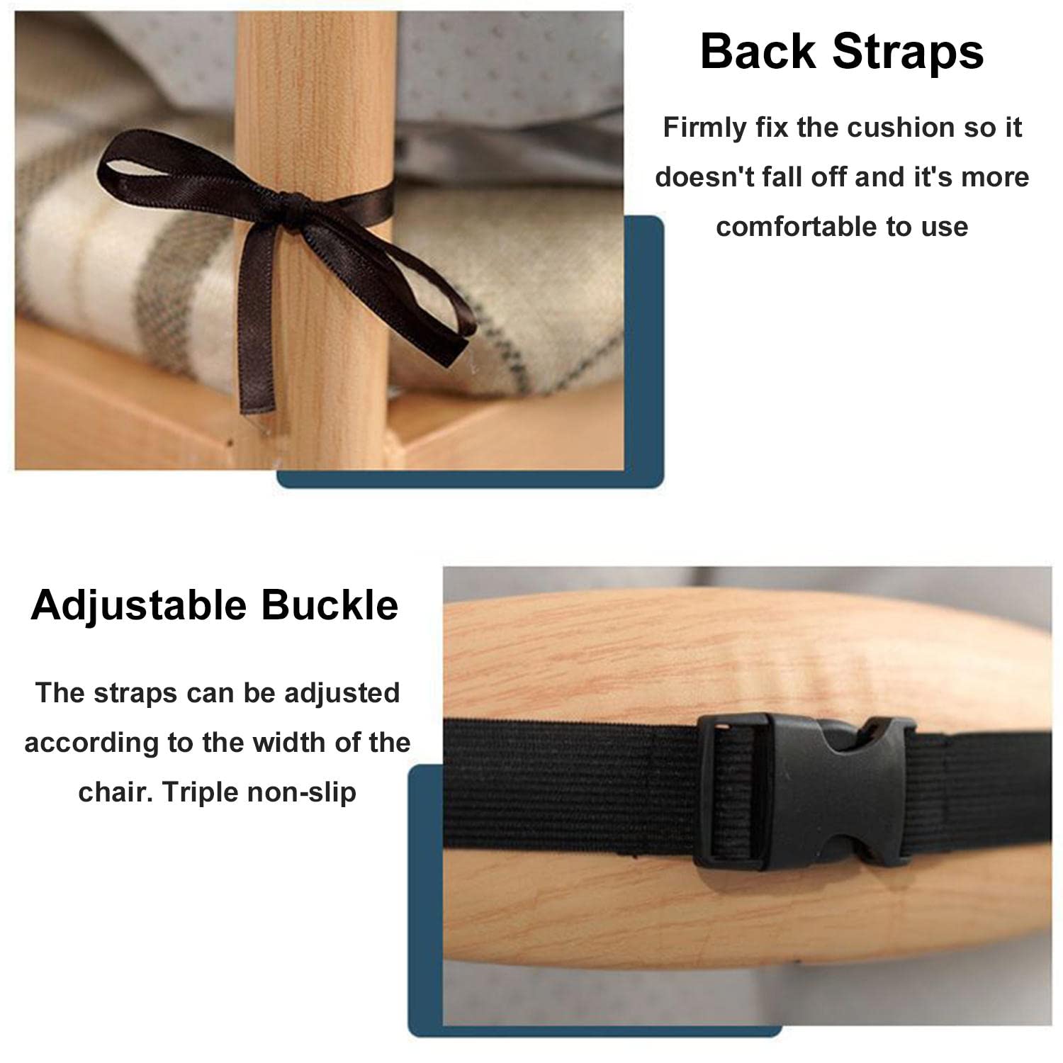 Cuscino ergonomico per sedia da ufficio, schienale antiscivolo e supporto per la testa per sedia, auto, ufficio, patio, design semi chiuso