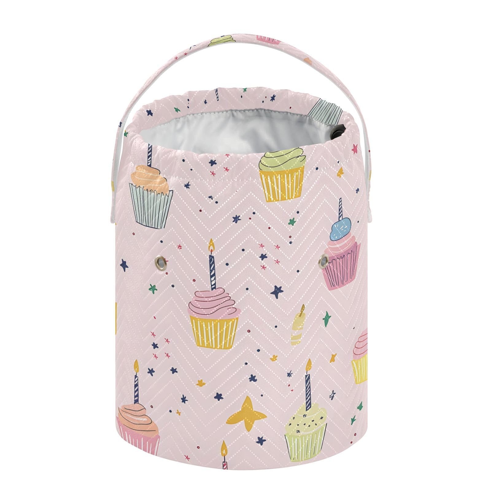 Yarn Storage Bag Small Crochet Bag Knitting Bag Organizer Candle Cake Yarn Bags for Crocheting Basket