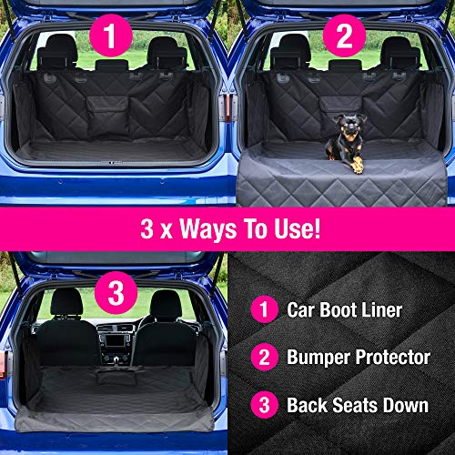 dog car boot protector with apron