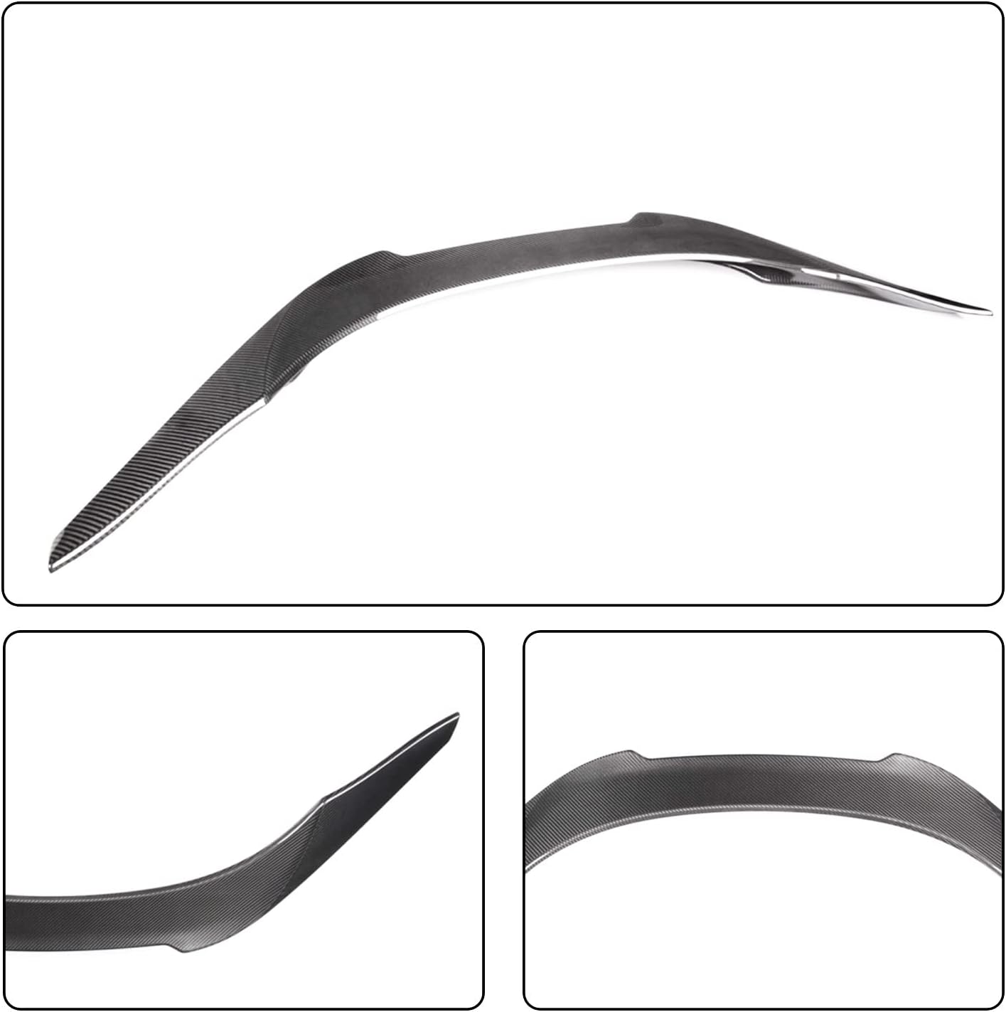 Carbon Fiber Trunk Spoiler Compatible with 2019-2025 Toyota Supra GR A90 A91 Rear Boot Lid High-Kick Duckbill Wing Lip Factory Outlet