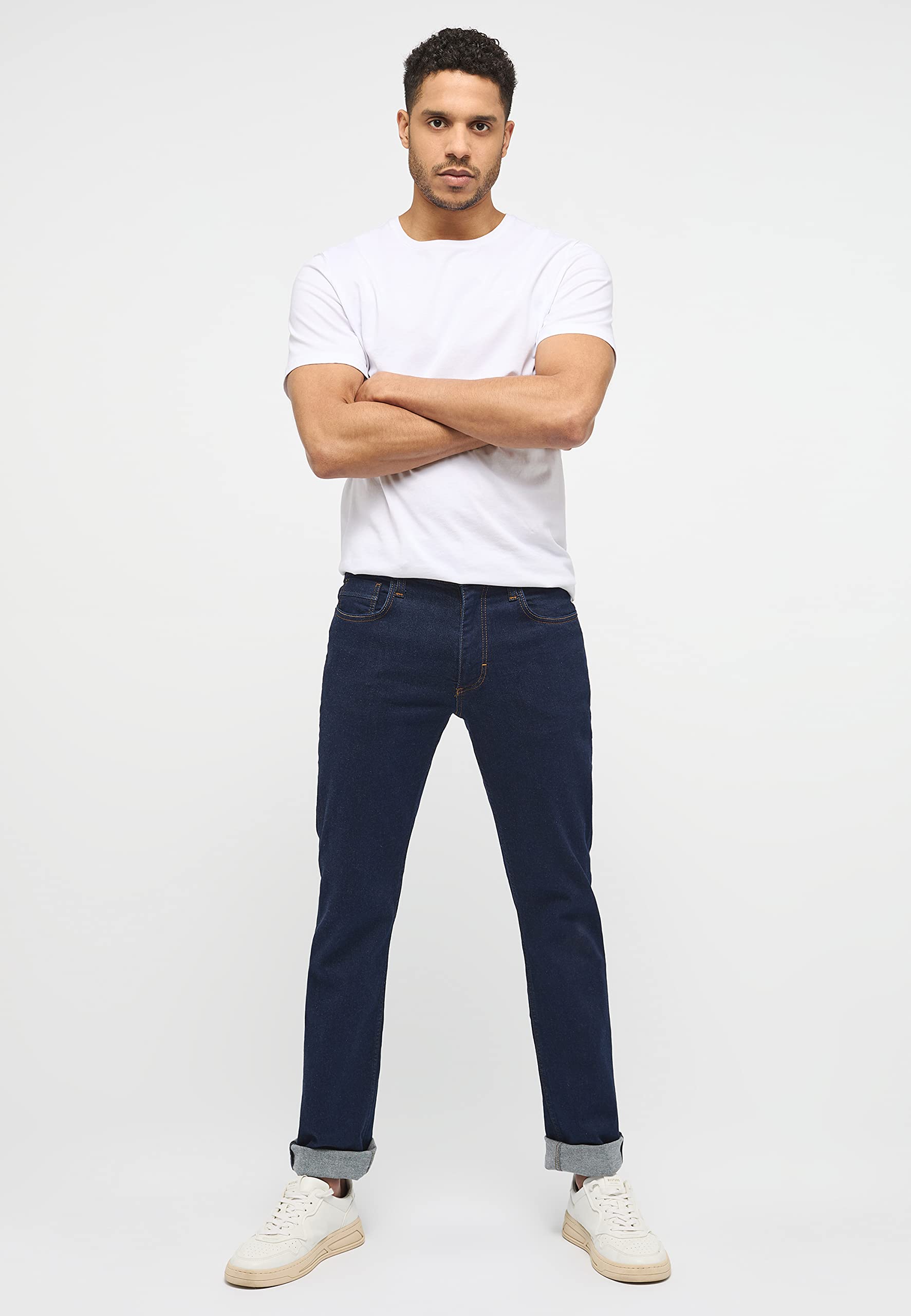 MUSTANG Jeans Herren Stretch Straight Fit Tramper Jeanshose Hose Denim Blau Schwarz Braun Grün 30 31 32 33 34 36 38 40 42 44