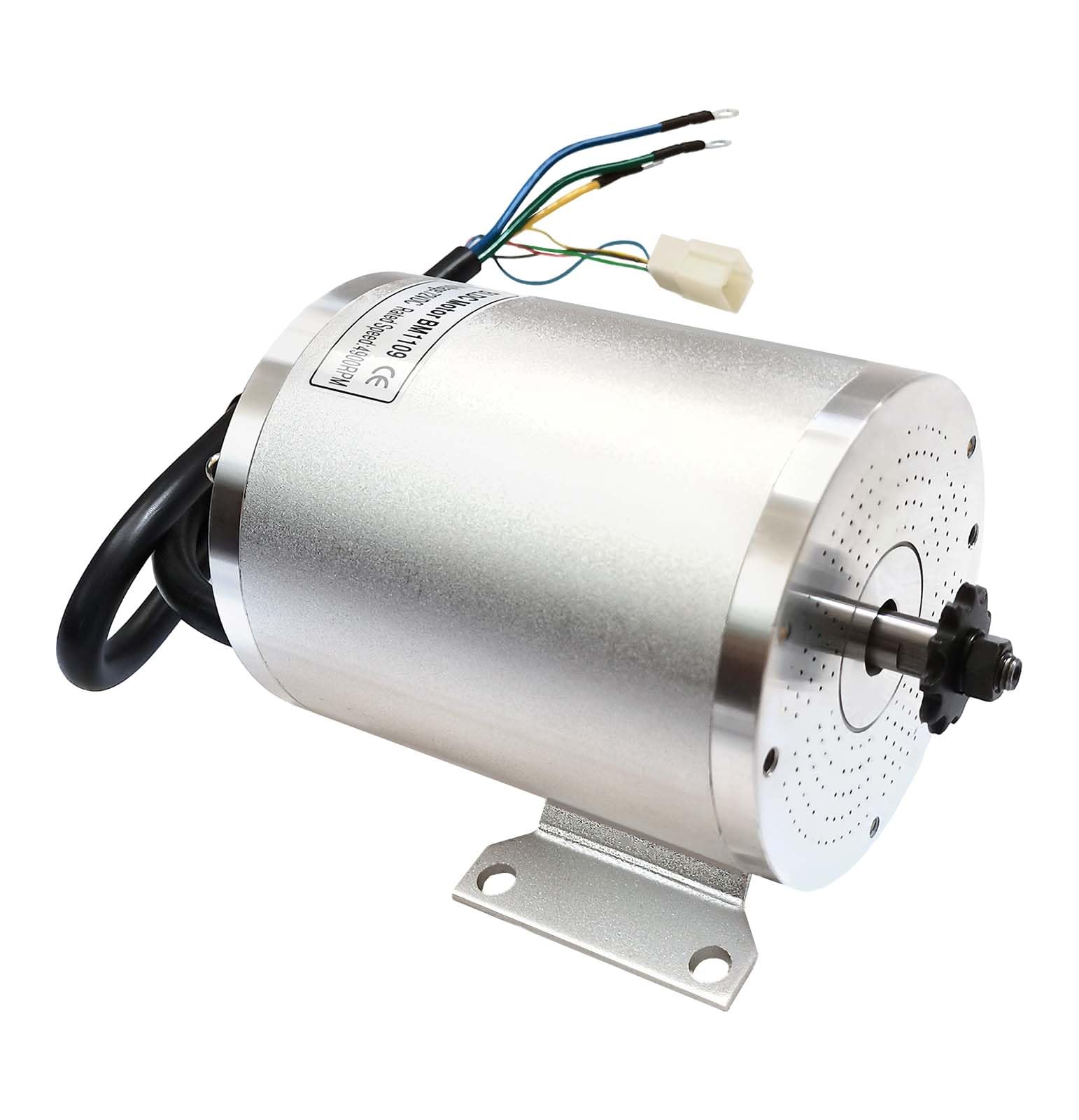 DYRABREST 2000W E-Bike Brushless DC Motor Kit, 60V 4300rpm Motor with 3 Speed Electric Scooter Motor Controller for Electric Bike Motorcycle Scooters