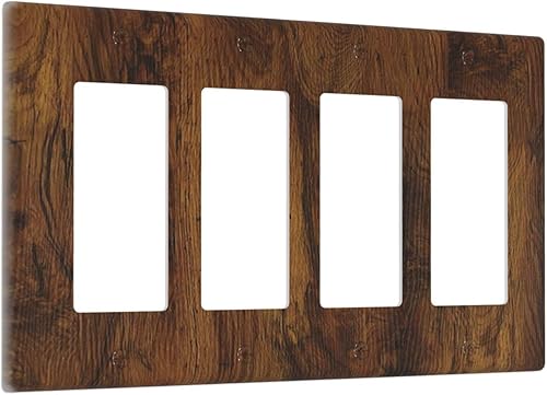 Miniatura 70 de Cubierta de interruptor de luz de palanca doble de 2 cuadras, color rosa, hongos, flores, placa de pared, placa frontal eléctrica, retro, años 70,