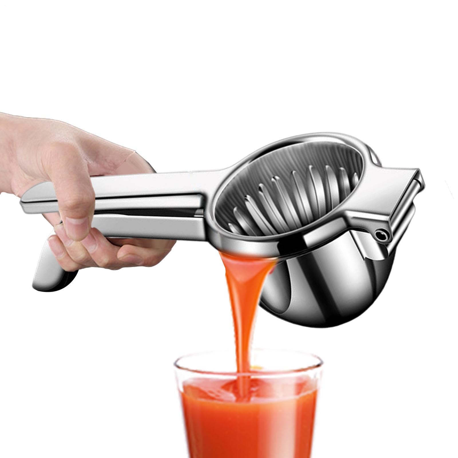 Handgehaltene Zitronenpresse Mit Filter Handbetrieben Edelstahl Große | Küchen Orange Zitronenpresse Für Haushalt Küche Limetten Zitrusfrüchte Granatäpfel Trauben