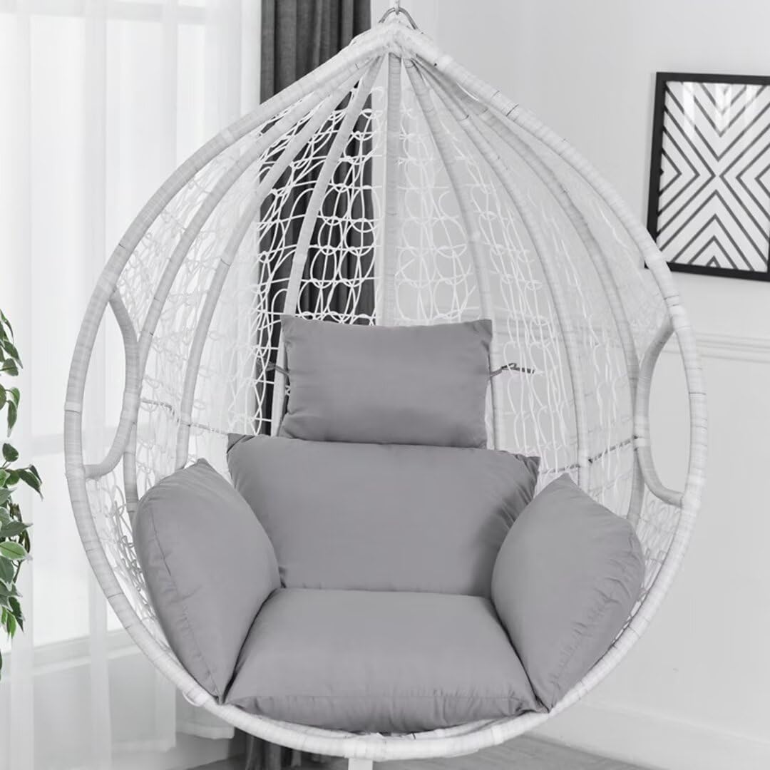 Wasserdichte Sitzkissen Für Hängesessel - Gartenkissen Light Grey