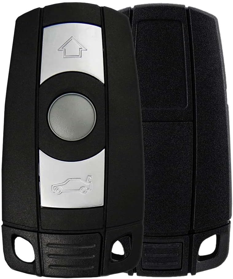 Replacement for BMW 2006-2010 Smart System CAS3+ Comfort Access Key 3 Buttons Key Fob That Uses FCC KR55WK49147 Chip ID PCF7945A (46 CHIP) - 315 MHz Compatible with E90 - E93 Series 3 5 (2)