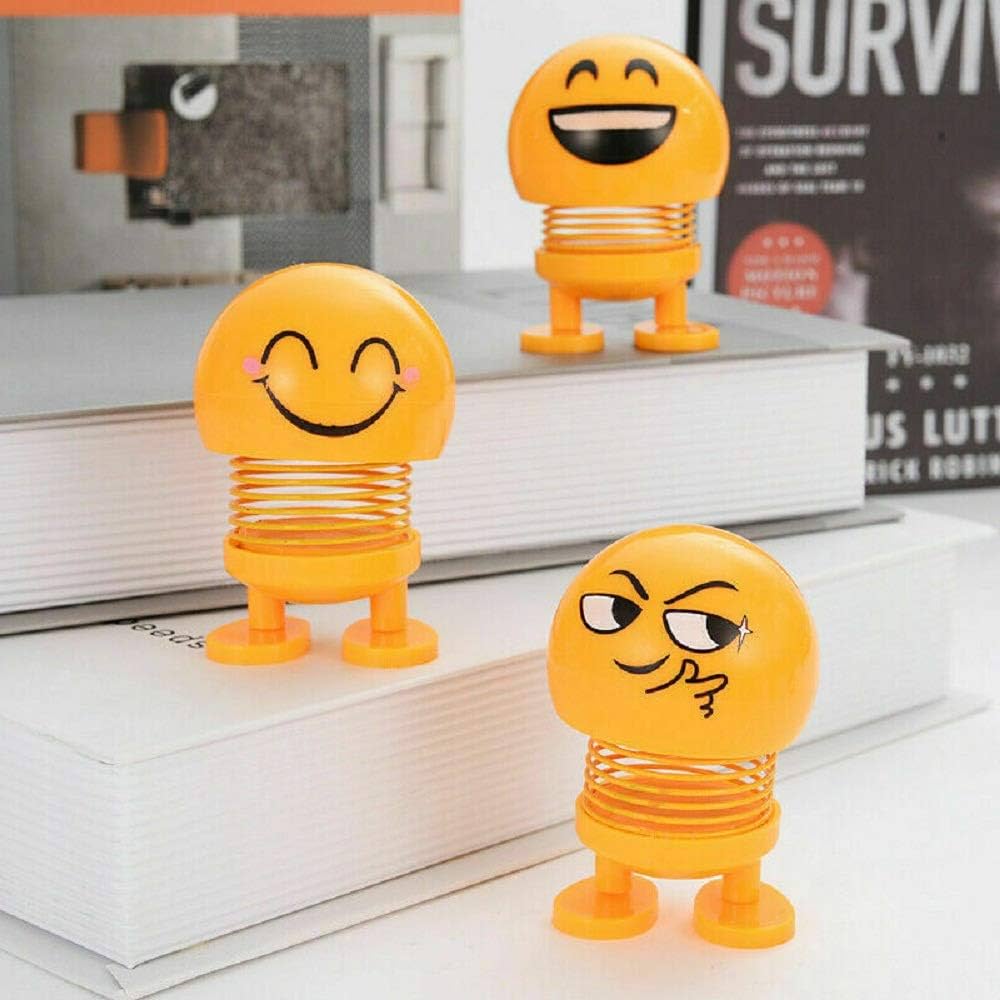 N M Z Smiley Spring Doll Creative Car Carrying Ornaments