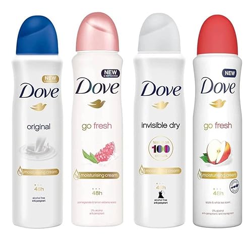 Dove Magna Mindz - Paquete de 5 desodorantes para mujer  Fragancia surtida  Eleva tu juego de frescura  5.1 fl oz  Confianza de 48 horas y un toque