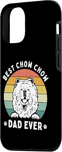 Miniatura 2 de iPhone 14 Pro Best chow chow dad ever, retro vintage fathers day dog dad Case