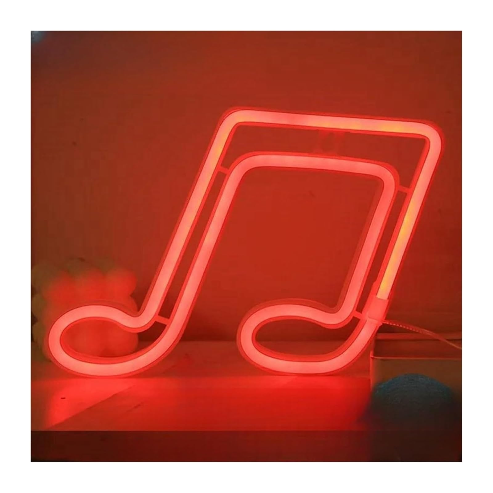 Lampe au néon de fête pour illuminer un coin musique thématique