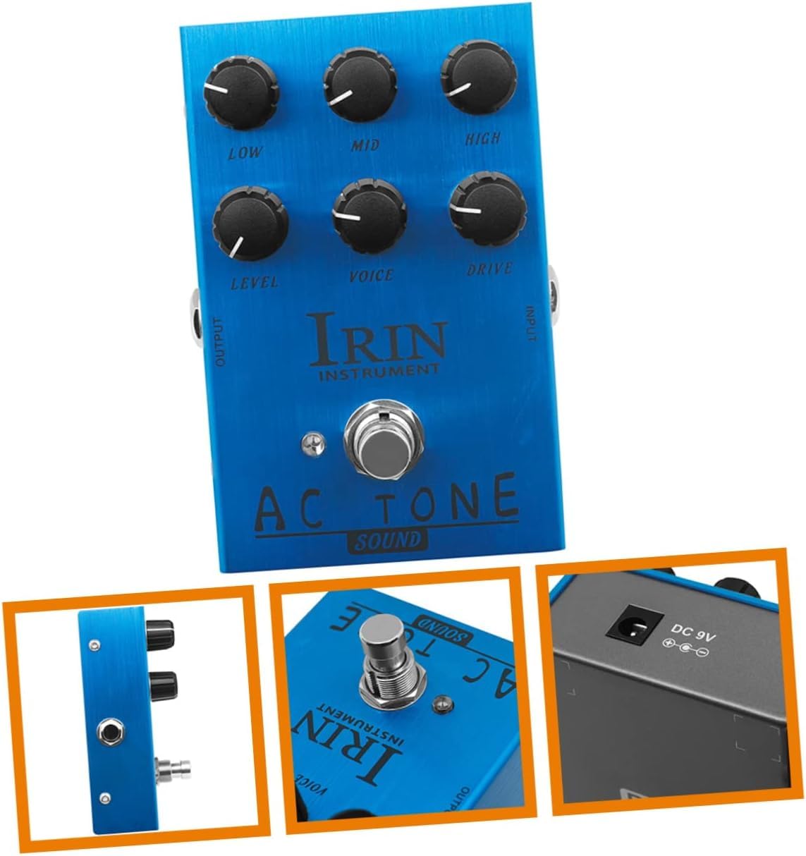 Amazon.co.jp: エレキ ギター エフェクター ブルー ペダル