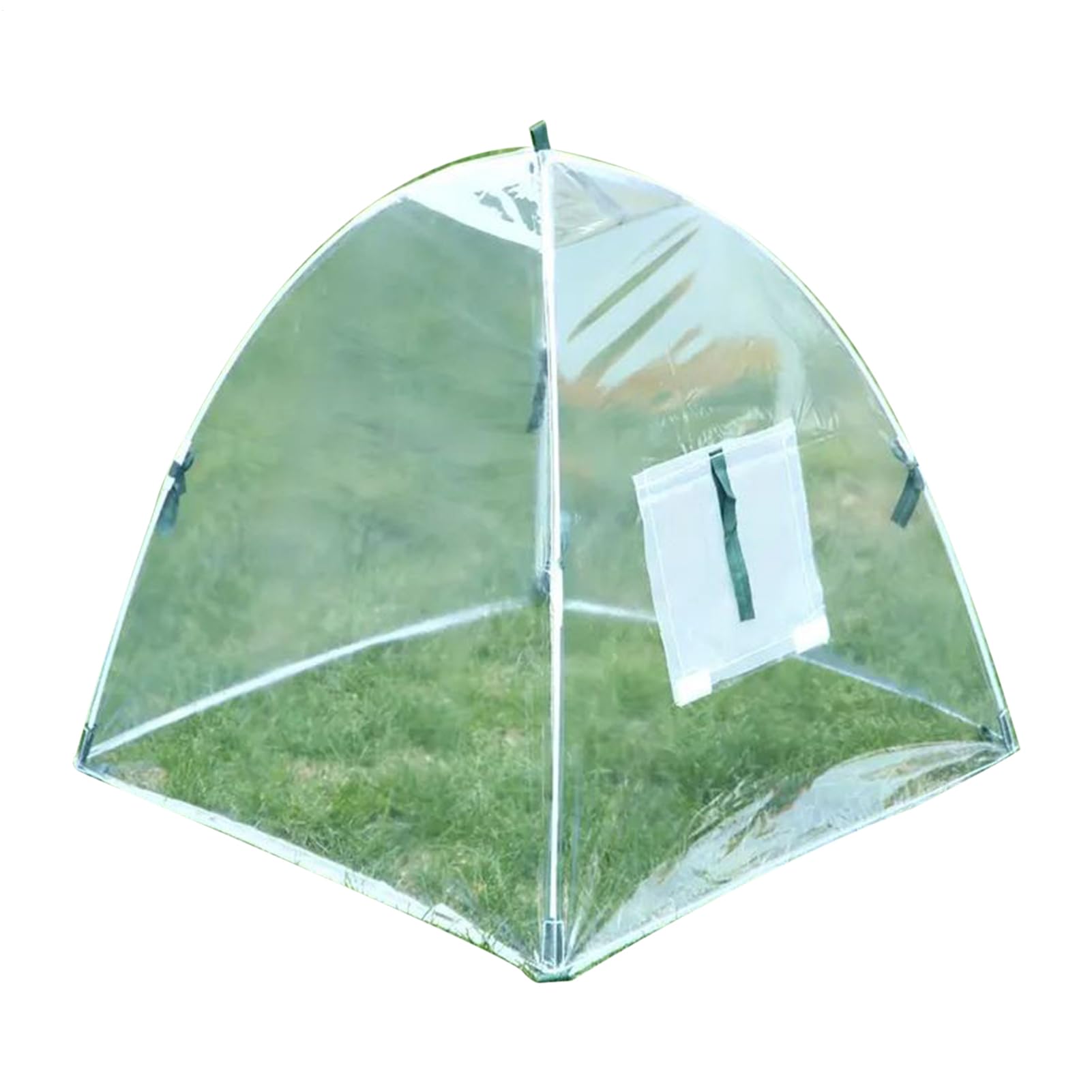Protector plegable para árboles y cultivos del patio protegiendo fresas de aves