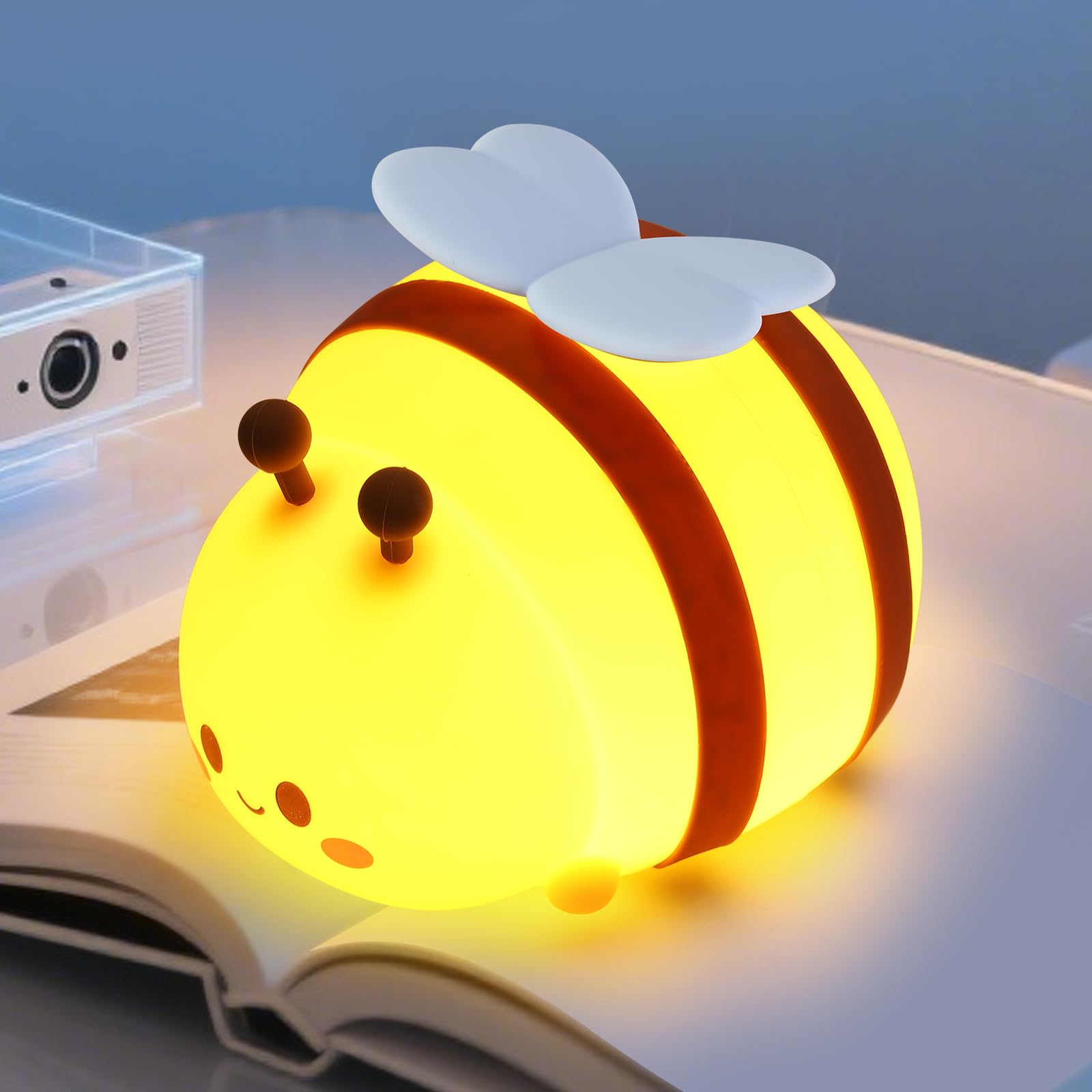 Bee Silikon Nachtlicht Touch Sensor Perfekt für Geburtstage, Babypartys