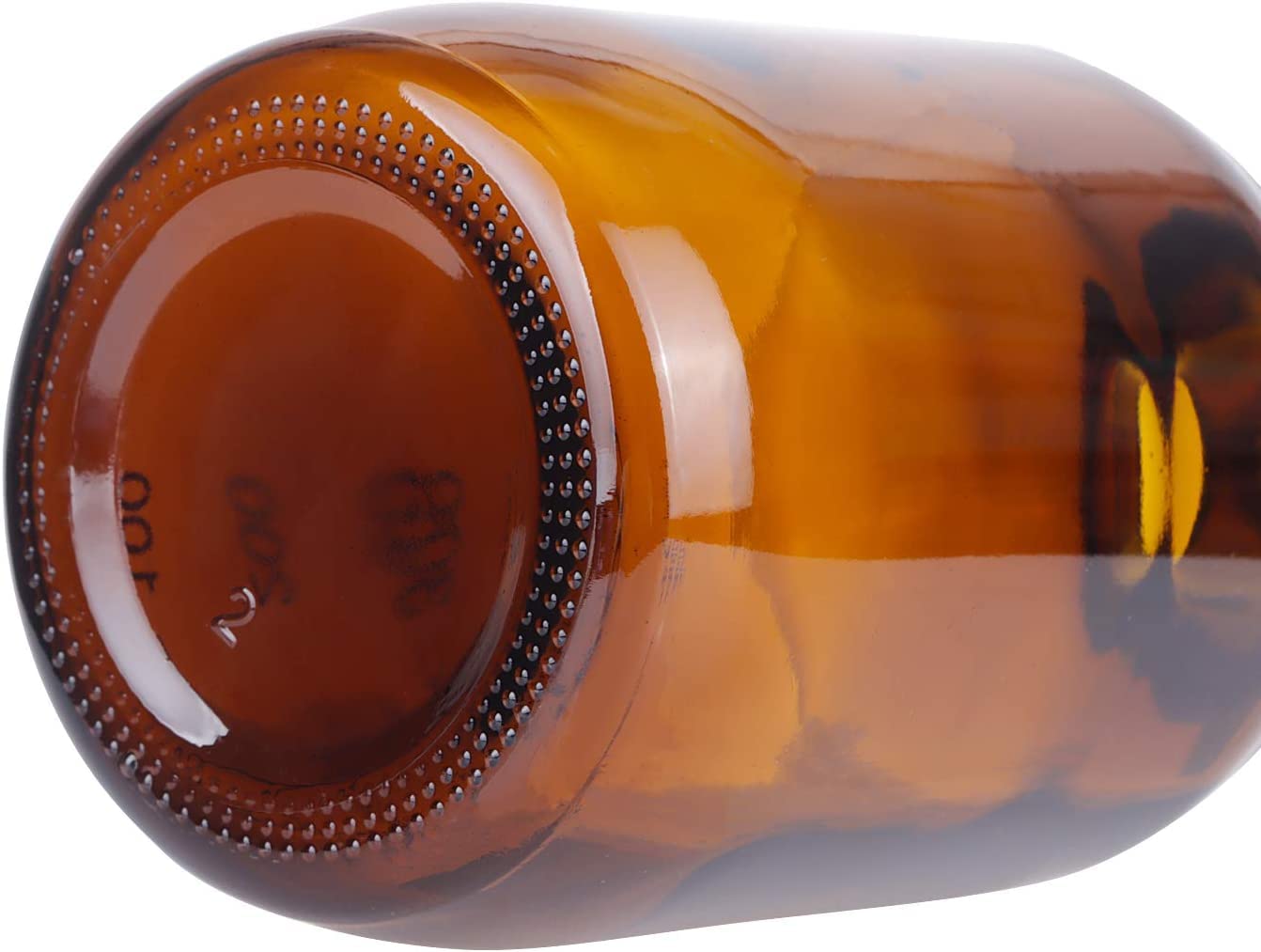 Lab Media Storage - Botellas de color ámbar, envase de vidrio graduado, GL45, tapón de rosca, a prueba de fugas, multiusos, para científicos, paquete de 8 (azul, 500 ml)