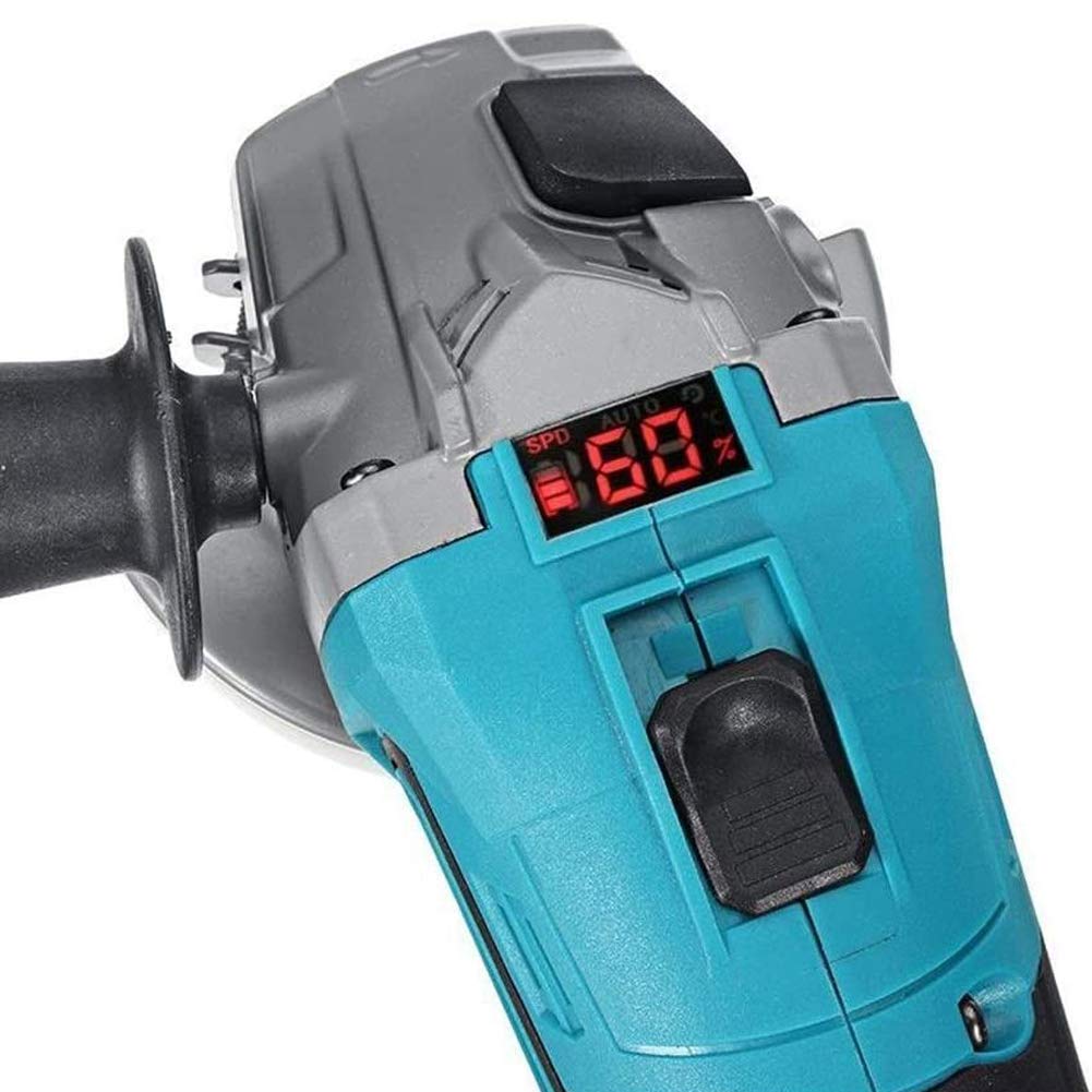 Bezszczotkowa szlifierka kątowa, akumulatorowa elektryczna szlifierka kątowa Elektronarzędzie 100 mm (bateria nie jest dołączona) do cięcia, szlifowania, polerowania