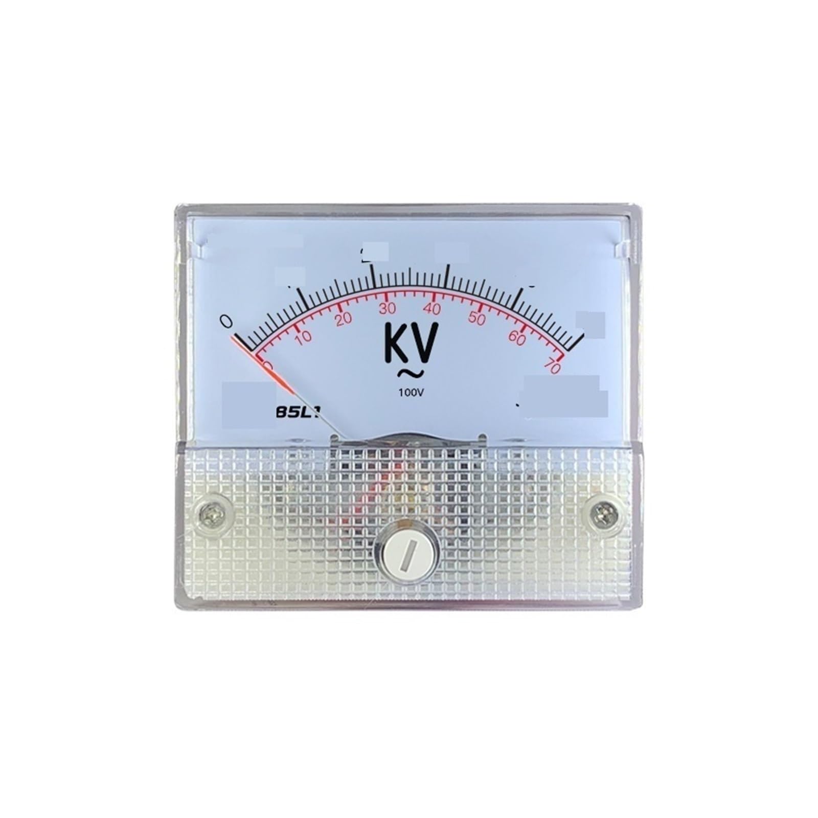 Voltmeter 85L1 AC High Voltage Voltmeter 3.6kV 6kV 7.2kV 10kV 12kV Pointer Meter 100V Input(AC3.6KV 3KV 100V)