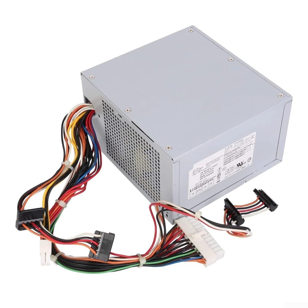 300W Netzteil L300NM-01 für Dell 3847 MT PS-6301-06D AC265AM-00 Ersatz Stromversorgung Adapter mit für sata 24-Pin Silber Metall Gehäuse