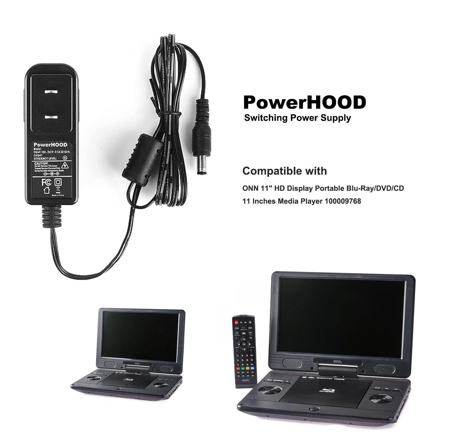 美品　ポータブル　ブルーレイプレーヤー　ONN 11インチ　100009768 Onn. Portable Blu-Ray Disc/DVD Player, High resolution HD