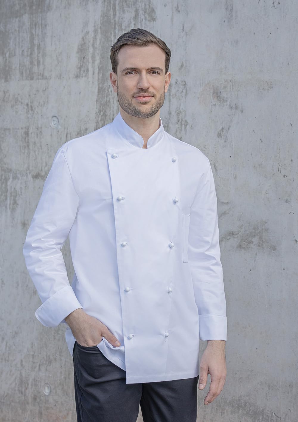 Karlowsky Chaqueta de cocinero Thomas blanca, talla 54