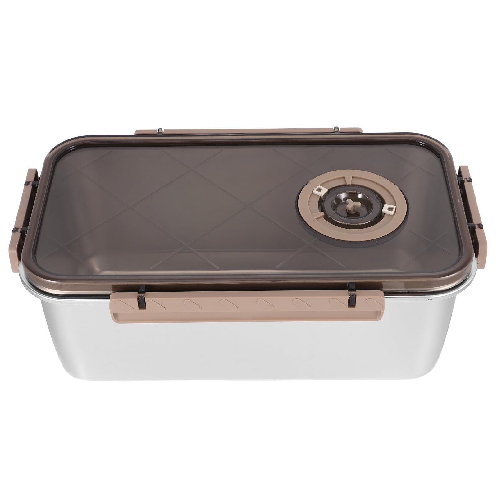 Lurrose Edelstahl Vorratsbehälter 5,8l Luftdicht und Versiegelt Aufbewahrungsbox mit Deckel für Frische Lebensmittel und Küche Aufbewahrung Organizer