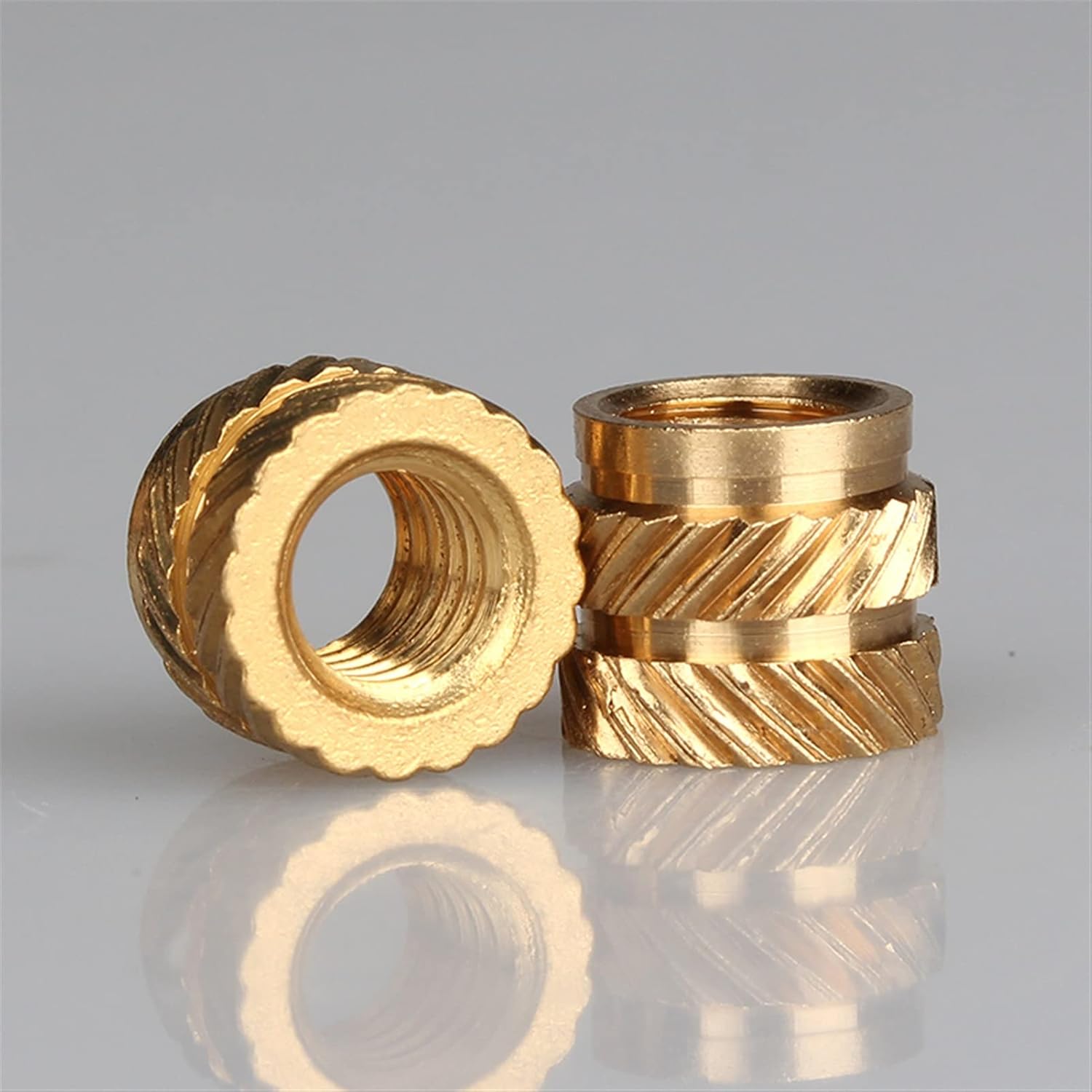 3D Printing Brass Nuts, Hot Melt Nut 500Pcs M2 M2.5 M3 Brass Hot Melt Inset Nuts Assortment Kit Thread Copper Knurled Threaded Insert Embedment Nuts Set