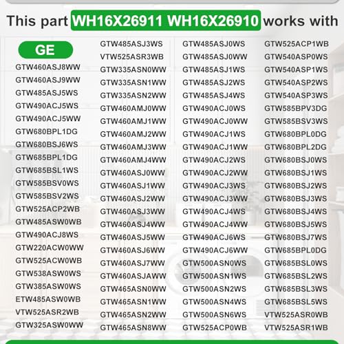 WH16X26911 WH16X26910 GTW335ASN1WW GTW335ASN2WW Washer Suspension Rod Kit | for GE GTW460ASJ5WW GTW465ASN1WW GTW680BSJ3WS GTW460ASJ4WW Suspension Rods Kit Replaces WH16X24144 WH16X24145 (4Pcs) by Cenipar - Used condition - Image 7