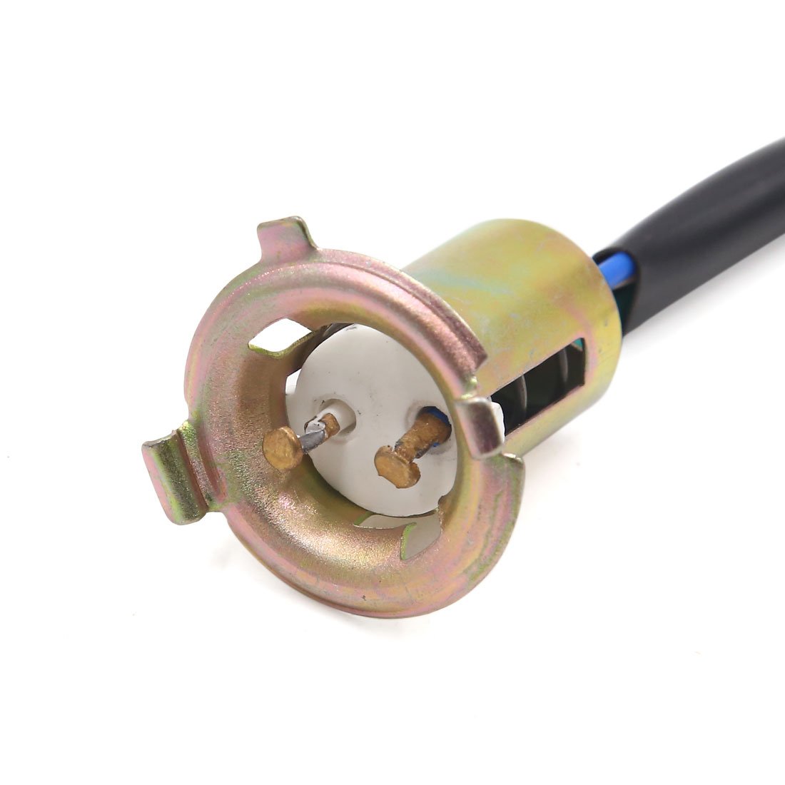 2 Connecteurs Phare Moto 3 Broches - Pour Faisceau électrique DY100 - Prise Remplacement Ampoule