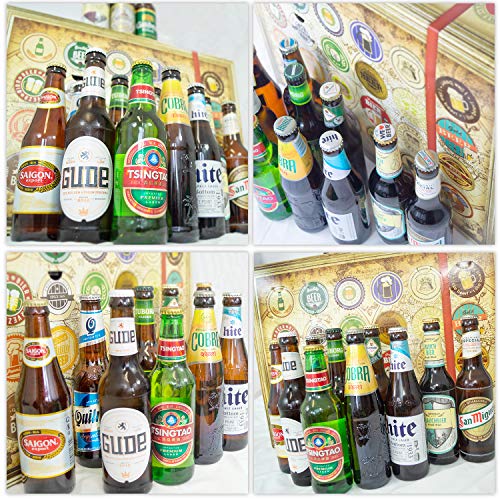 Bier-Adventskalender Legenden 1933 mit internationalen und deutschen Bieren