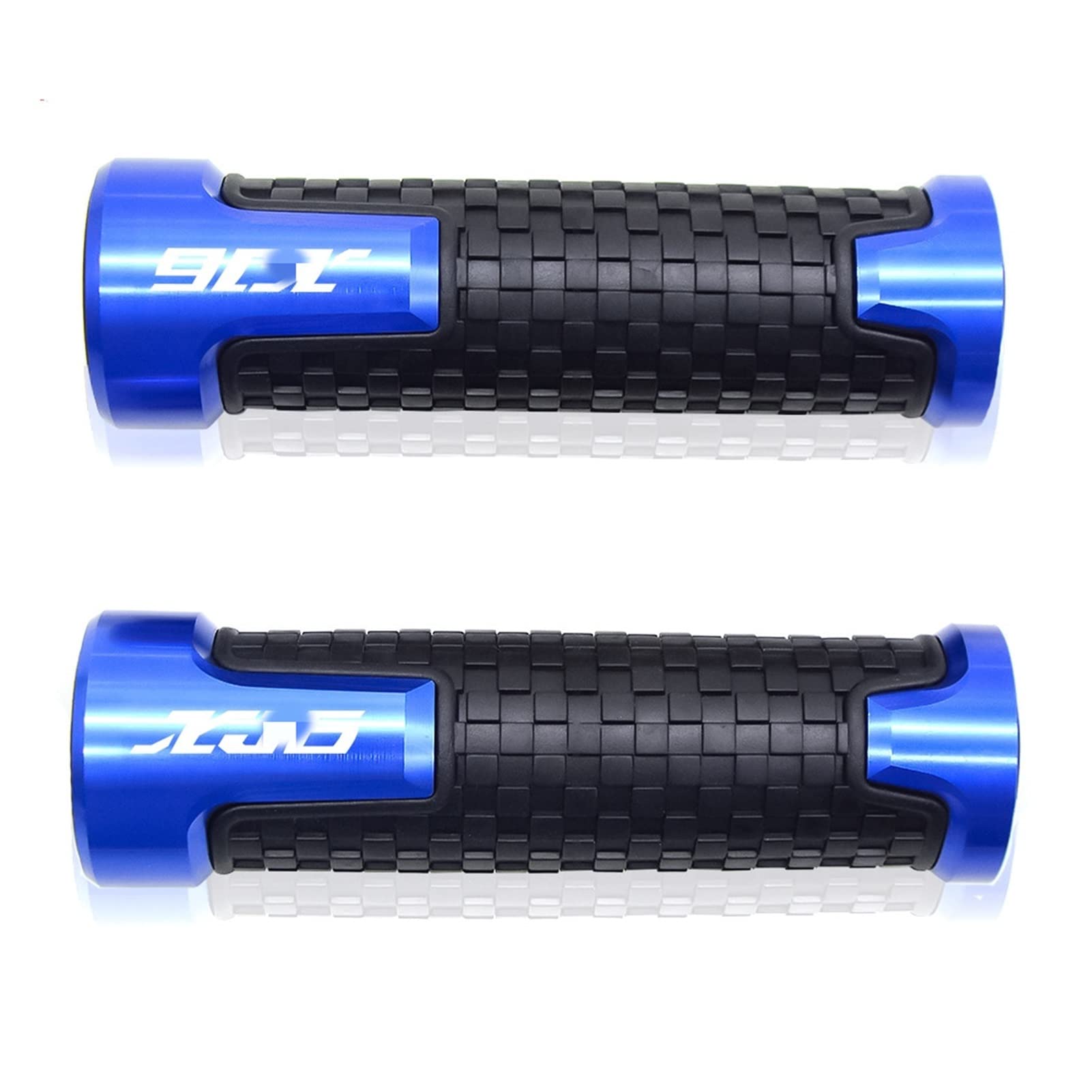 Poignées de moto anti-vibration 22mm bleues pour Yamaha XJ6 et XJ6N