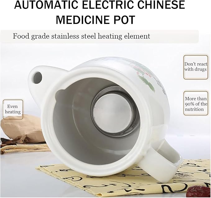 Olla Eléctrica para Medicina China 4L, Automática, Función Mantener Calor miniatura 2