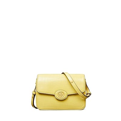 Tory Burch Robinson Crosshatched Convertible Shoulder Bag Cross Body Women