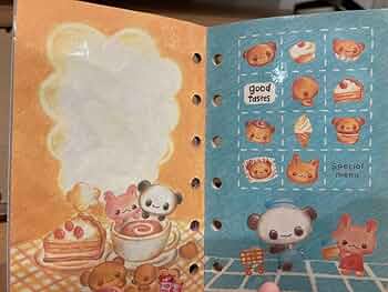 エンジェルパンダのくだもの屋さん シール帳 シールブック