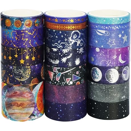 Galaxy Washi Tape Set - Spice Up Your Planner or Craft Projects...