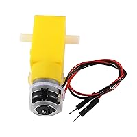 Vista 4 de Diann 4 unids TT Motor DC 3-6V Caja de Engranajes Motor 200RPM Relación 1:48 Eje Motor con Cable de 2.54mm para DIY Coche Inteligente Robot